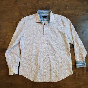 Bugatchi XL $159 L/S Button Down Shirt, Shaped Fit